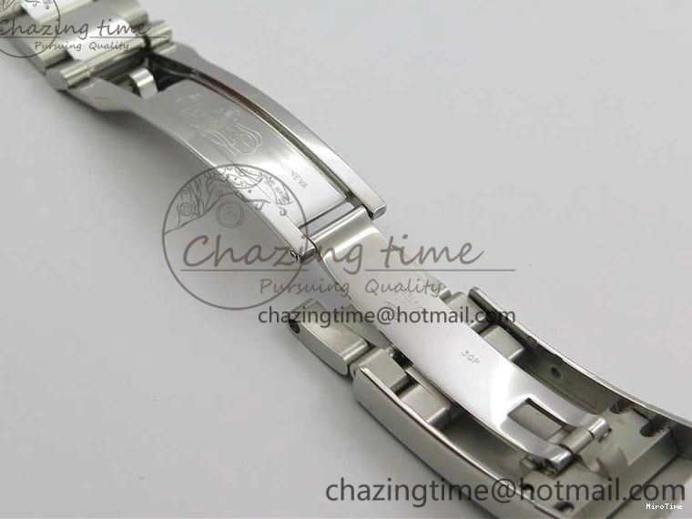 MiroTime 0125 Sporty DateJust 126334 SS Noob 1:1 904L Best Edition Blue Dial Diamond on Oyster Bracelet A 3164